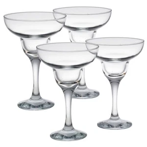 2x Klarglas hohe Stiel Margarita Cocktail Gläser perfekt für Bourbon Getränke - Bild 1 von 13