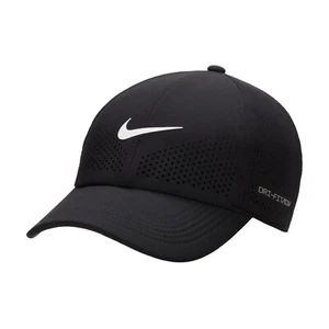 Nike Dri-FIT ADV Club Black FD7842-010 Unstructured Swoosh Training Cap Sz M/L - Picture 1 of 3