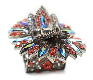 TB Women Lady Fashion Small Fancy Rhinestone Crystal Elegant Claw Jaw Hair Clips - Picture 1 of 9