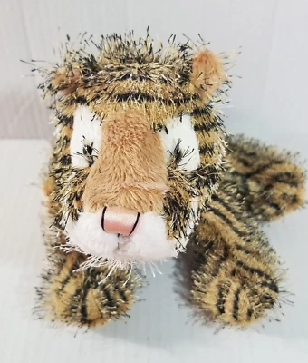 Ganz Plush Tiger Spiky Frizzy Hair Webkinz Logo No Codes Classic Cuteness - Image 1 of 4