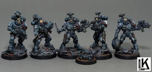 5x Primaris Incursor Squad   Pro Painted   space marines Raven Guards 40k - Picture 1 of 5