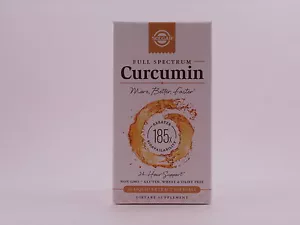 Solgar Curcumin Full Spectrum 185x 24 Hour Support 30 Softgels - Picture 1 of 4
