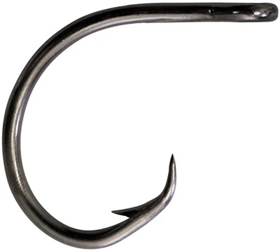MUSTAD ULTRAPOINT 39942-BN (39942BLN) DEMON OFFSET CIRCLE HOOK 25 PK-PICK SIZE - Image 1 of 2
