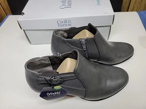 Croft & Barrow-Ines-graue Damen-Stiefeletten Größe 8 neu im Karton - Bild 1 von 7