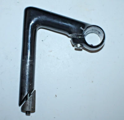 Vástago de bicicleta pluma negra vintage de 22,2 mm 100 mm 25,4 mm -17º elevación negro remitente a EE. UU. :) Foto 1 de 4