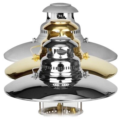 Petromax Reflektorschirm Messing Chrom BW matt HK 350-500 Lampenschirm Petroleum