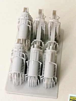 TAMIYA HAYA HENG LONG OKMO 1/16 Tetra 2 späte Ausführung Feuerlöscher Set für Deutsche Panzer und Fahrzeuge