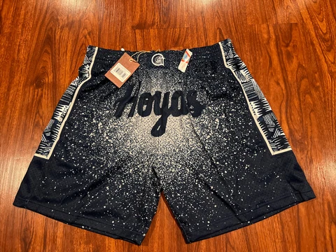 Mitchell & Ness Mens Georgetown Gradient Swingman Jersey Shorts 2XL Iverson Cover