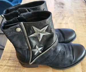 Arizona, Stiefeletten mit Sternen Damen, Schwarz, Used look, Gr. 40, NEU UVP 70€ - Bild 1 von 11