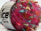 Ice Whimsey Yarn #67999 Pink Multi Color Happy Alpaca Blend With Flags 50 Grams