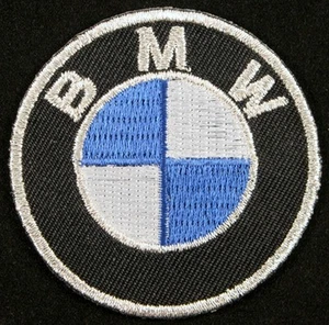 Patch BMW 2", Mini Iron-On, Moto tedesca, Auto, Auto, Ricamata - Foto 1 di 1