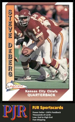 Steve DeBerg 1991 Pacific #207 Kansas City Chiefs - Image 1 of 2