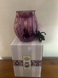 Calentador Ultravioleta Burbujado Scentsy Perla Púrpura Vidrio Iridiscente NUEVO - Imagen 1 de 3