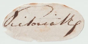 Queen Victoria Autograph - Picture 1 of 1