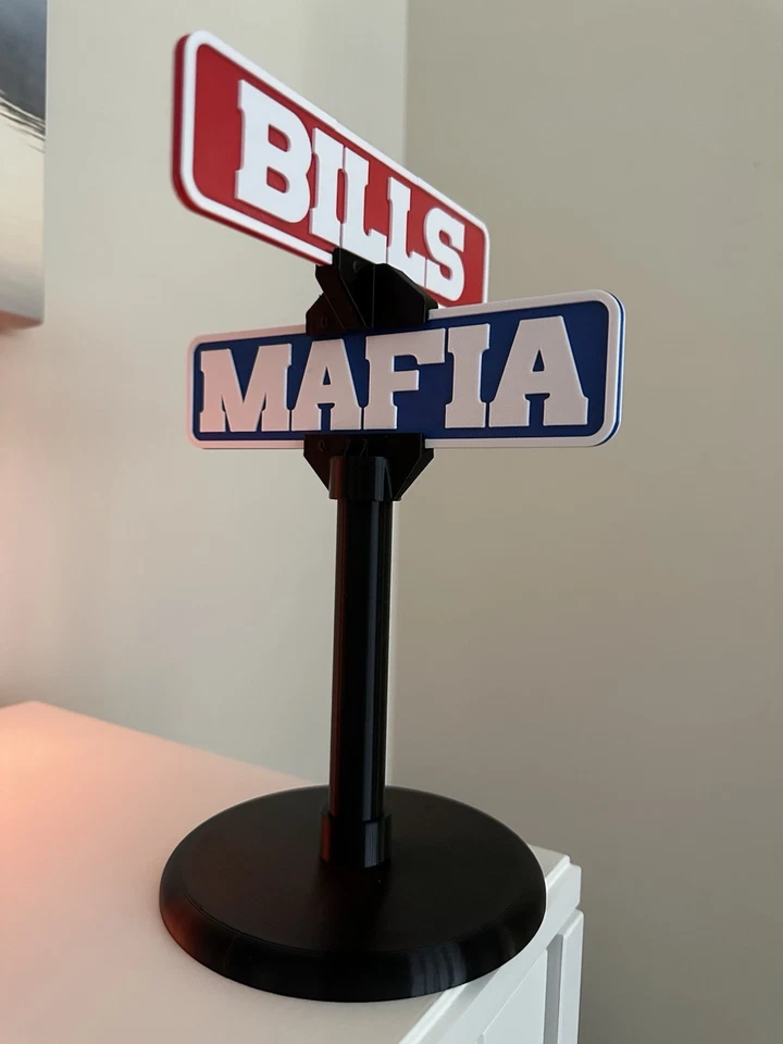 Letrero de la mafia de Buffalo Bills Foto 1 de 1