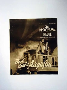 Der liebe Augustin, Paul Hörbiger - Programm von Heute - PvH 646 ungelocht (5/3) - Picture 1 of 1