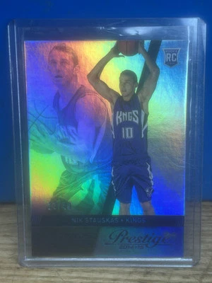 2014-15 Panini Prestige - Bonus Shots Purple Premium #168 Nik Stauskas /49 (RC) - Image 1 of 3