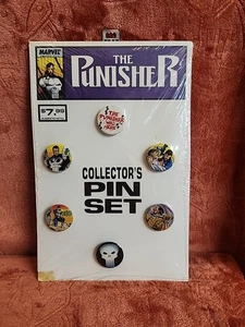 Marvel Comics. The Punisher 6 pin Collectors Pin Set. BRAND NEW. - Picture 1 of 7