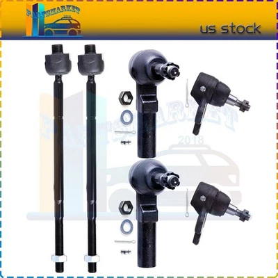 Fits For 1997-2005 Buick Park Avenue Brand 6Pcs Outer Inner Tie Rod End Kit Foto 1 de 4