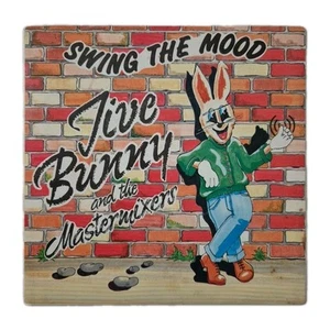 JIVE BUNNY AND THE MASTERMIXERS - 'Swing The Mood' 7'' Vinyl Single Record 1989 - Picture 1 of 4