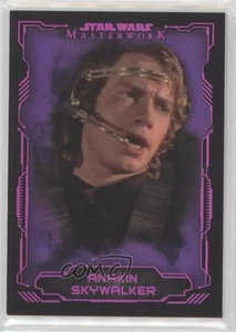 2016 Topps Star Wars Masterwork Lightsaber Purple 7/25 Anakin Skywalker #25 1j8 - Picture 1 of 3