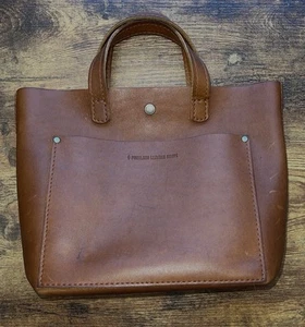Portland Leather Mini Crossbody Tote Honey Classic Women’s Leather Purse - Picture 1 of 13