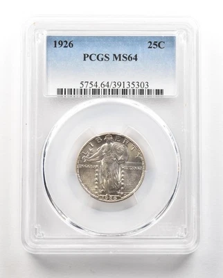 1926 Standing Liberty Quarter MS64 PCGS *4849 - Image 1 of 3