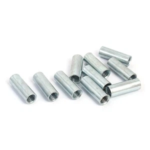M10 Innengewindestange Stange Bolzen Metall rund Kupplung Verbinder Muttern 10 Stück - Bild 1 von 3