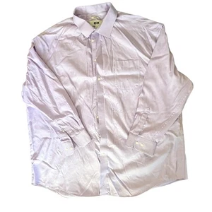 Joseph Abboud Herren Kleid 20 35/37 Tall 100% Ägyptische Baumwolle Langarm Lila - Bild 1 von 9