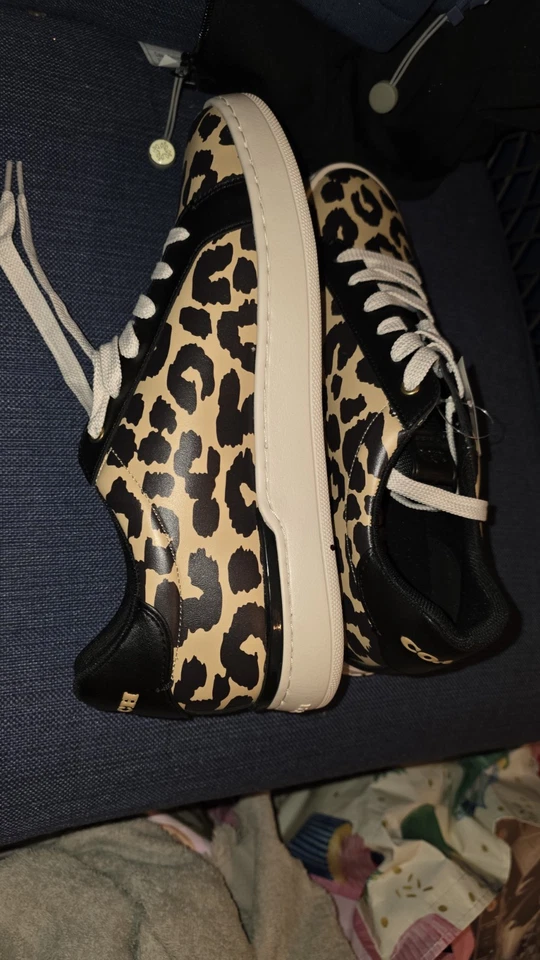 Zapatillas bajas Coach con estampado de leopardo para mujer talla 10 Foto 1 de 4