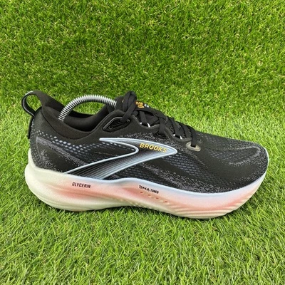 Brooks Glycerin 22 Zapatos Mujer Talla 10.5 Negro Azul Garza Naranja Tenis para Correr Foto 1 de 4