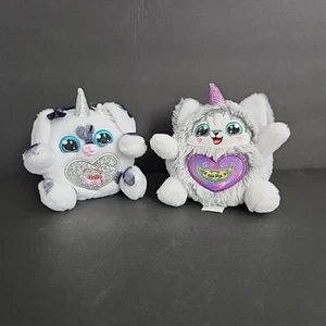 Zuru Rainbocorns Plush Stuffed Animal Toy Wild Heart Surprise Lot of 2 Sewn Eyes - Picture 1 of 12