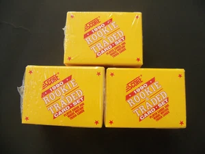 1990 SCORE ROOKIE & TRADED BASEBALL FACTORY SEALED LOT OF 3 SETS 110 CARDS EACH - Picture 1 of 2