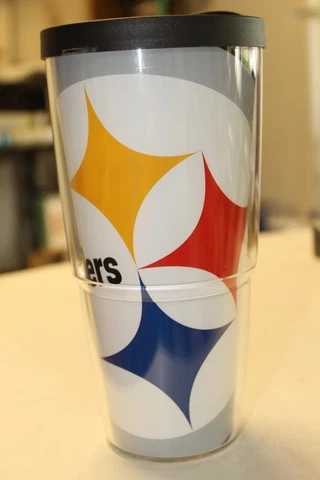 TERVIS 1085271 OFFICIAL NFL Pittsburgh Steelers Tumbler 24oz -Made in USA Cover