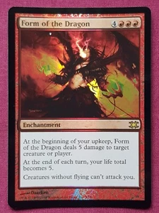 Magic The Gathering FROM THE VAULT DRAGONS FOIL FORM OF THE DRAGON FTV card MTG - Picture 1 of 2