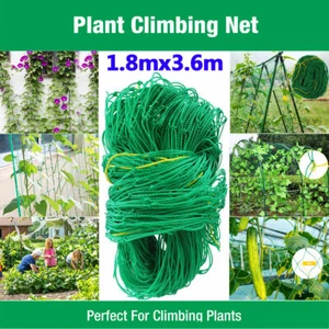Garden Plant Climbing Net Trellis Netting Mesh Support Fruits Vine Veggie Bean - Picture 1 of 12