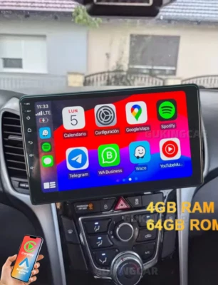 4+64GB Android 13 For Hyundai Elantra GT 2013-2017 Car Stereo Radio Carplay GPS - Image 1 of 4