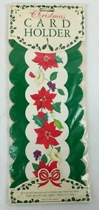Vintage (1983) Viktorianischer Weihnachtskartenhalter für 30 Karten 43" lang England - Bild 1 von 3