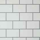 Crown Metro Tile White / Silver Metallic Textured Wallpaper M1634