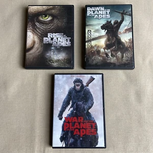 Rise / Dawn / War for the Planet of the Apes (1-3) (DVD 3-Film Set) Trilogy 2 + - Picture 1 of 1