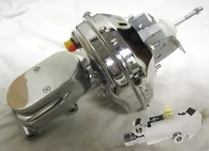 Camaro Chevelle GTO 9" Chrome Power Booster with Flat Top Master Cylinder Kit - Picture 1 of 1