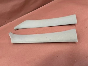 Jaguar XK8 XKR Convertible A-Pillar Interior Trim Panel Grey Pair OEM 88K Miles - Picture 1 of 6