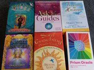 Tarot Cards Oracle Cards Lot Of 6 Decks Very Clean Soul Coaching Angel Answers  - Picture 1 of 21