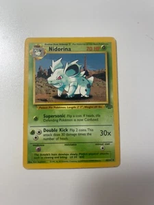 Nidorina 40/64 UC TCG Unlimited Jungle Pokemon Card LP - Picture 1 of 2