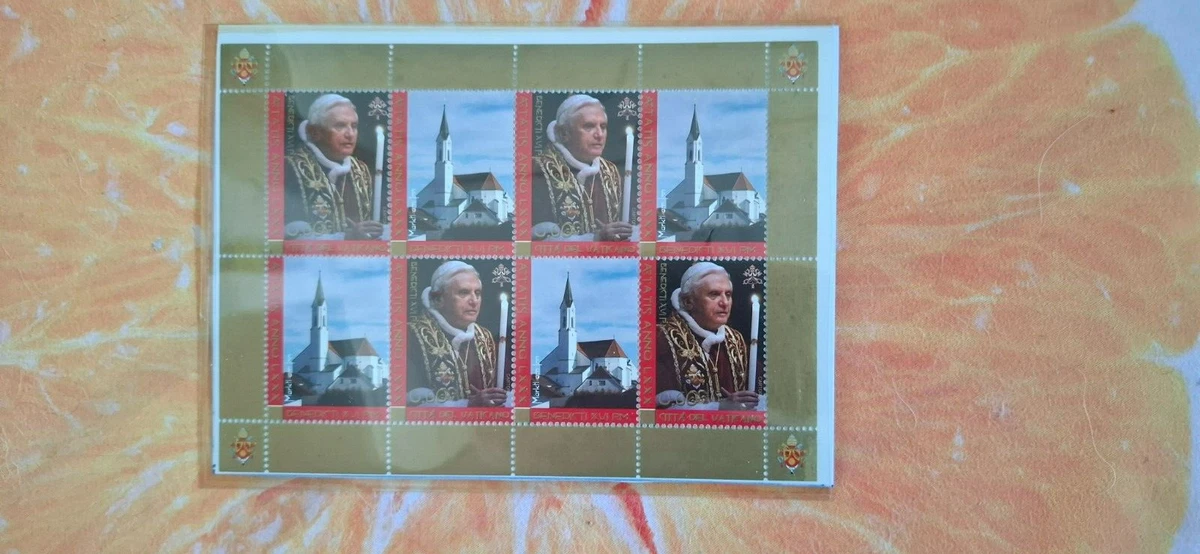 Prophila Collection Briefmarken – Vatikanstadt 1573-1575 Mit Zierfeld, Postfrisch, Papst Benedikt XVI. (2007)