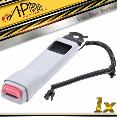 Front Left Seat Belt Buckle for Chevrolet Avalanche Silverado GMC Cadillac Gray - Image 1 of 4