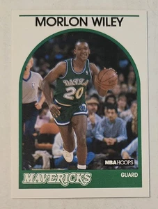 Aros NBA MORLON WILEY RC 1989-90 #247 Mavericks CBA Champ - Imagen 1 de 3