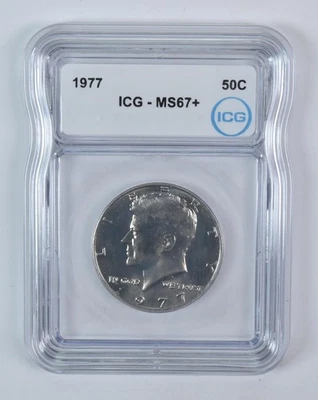 1977 Kennedy Half Dollar MS67+ ICG *6022 - Image 1 of 4
