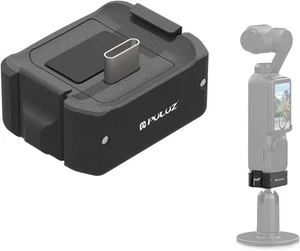 PULUZ Aluminum Charging Adapter Base Dock Bracket for DJI Osmo Pocket 3 Type-C - Photo 1 sur 7