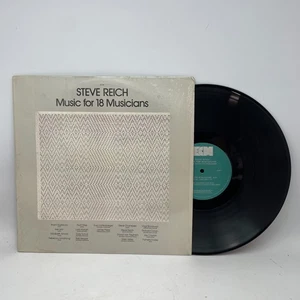 Steve Reich ‎Music For 18 Musicians Vinyl LP US 1978 OG Press VG+/VG+ Classical - Picture 1 of 2